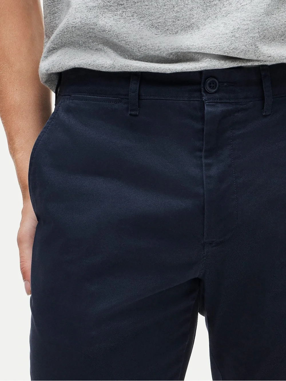 J. CREW 1040 Athletic Tapered-fit stretch chino pant in Navy Size 36 NWT AV209